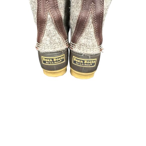 L.L. Bean Waterproof Gorpcore Rubber Bean Boots Size Women's 8 Missing Insoles - Picture 8 of 10